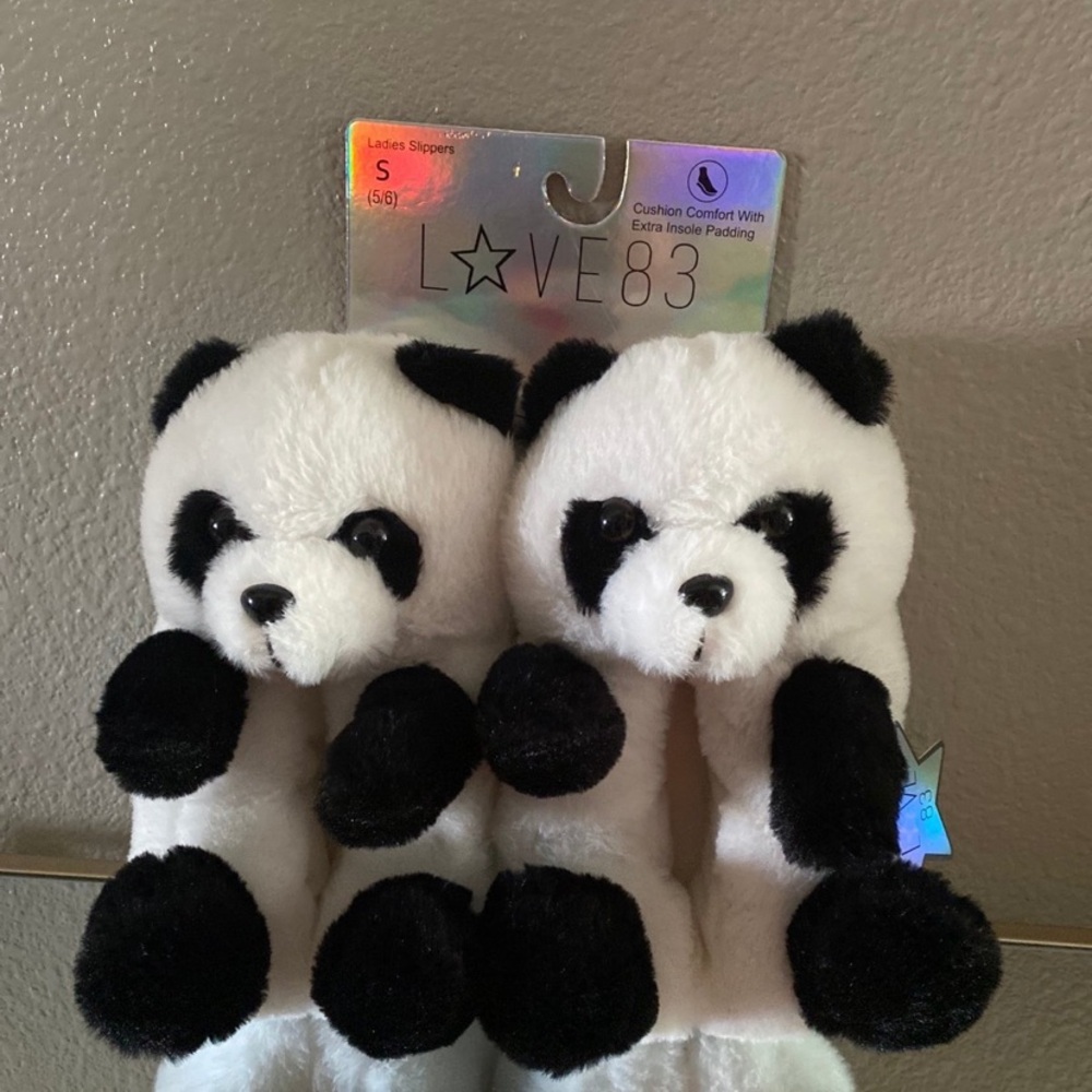 Panda slippers